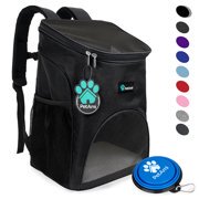 PetAmi Premium Pet Carrier Backpack, Black