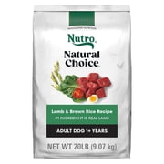 Nutro Natural Choice Adult Dry Dog Food Lamb & Brown Rice Recipe 9.07kg
