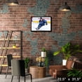 thumbnail image 3 of Frameworth Mark Scheifele 20x29 Canvas Framed Jets Action, 3 of 4
