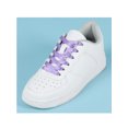 thumbnail image 2 of INSPIRE CHIC Unisex Solid Color Flat 0.4'' Wide Ribbon Shoelaces 2 Pairs 120cm/47.2" Purple, 2 of 6