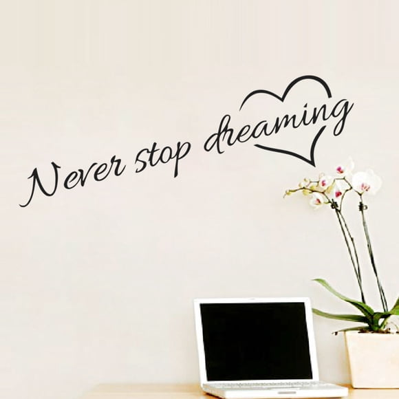 HONMEET Vinyl Wall Stickers Black Home Decor Wall Stickers 1Pcs