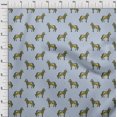 thumbnail image 3 of oneOone Cotton Poplin Fabric Horse Block Decor Fabric Printed BTY 56 Inch Wide, 3 of 4