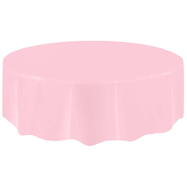 Renjiang Round Table Cloth, Oil-Proof Spill-Proof and Water Resistance Microfiber Tablecloth, Decorative Fabric Circular Table Cover for Outdoor and Indoor Use