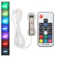 thumbnail image 2 of LED Aquarium Light Micro Landscape Fish Tank Remote Control Light for Medium Small Fish Tanks with Hex Square BlocksWhite Line, 2 of 14