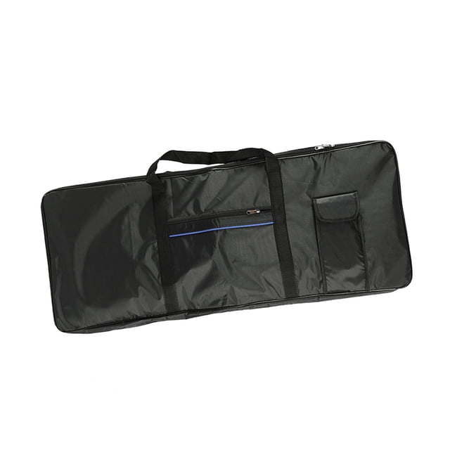 BELOVING 61 Keys Keyboard Case Lightweight Zipper Oxford Cloth Large Accessory Pocket with 2 Pockets Piano Keyboard Case for Concert 600D Oxford Cloth