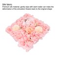 thumbnail image 4 of Artificial Flower Wall Background, Artificial Flower Wall Panels Simulation Silk Rose Flower Wall Decor for Wedding Party Stage Background Backdrop 15x15in, 4 of 7