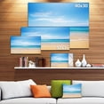 thumbnail image 4 of Designart Calm Blue Sea and Sky Canvas Wall Art, 4 of 4