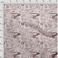 thumbnail image 4 of oneOone Viscose Chiffon Pink Salmon Fabric Asian Japanese Pattern Craft Projects Decor Fabric Printed By The Yard 42 Inch Wide, 4 of 4