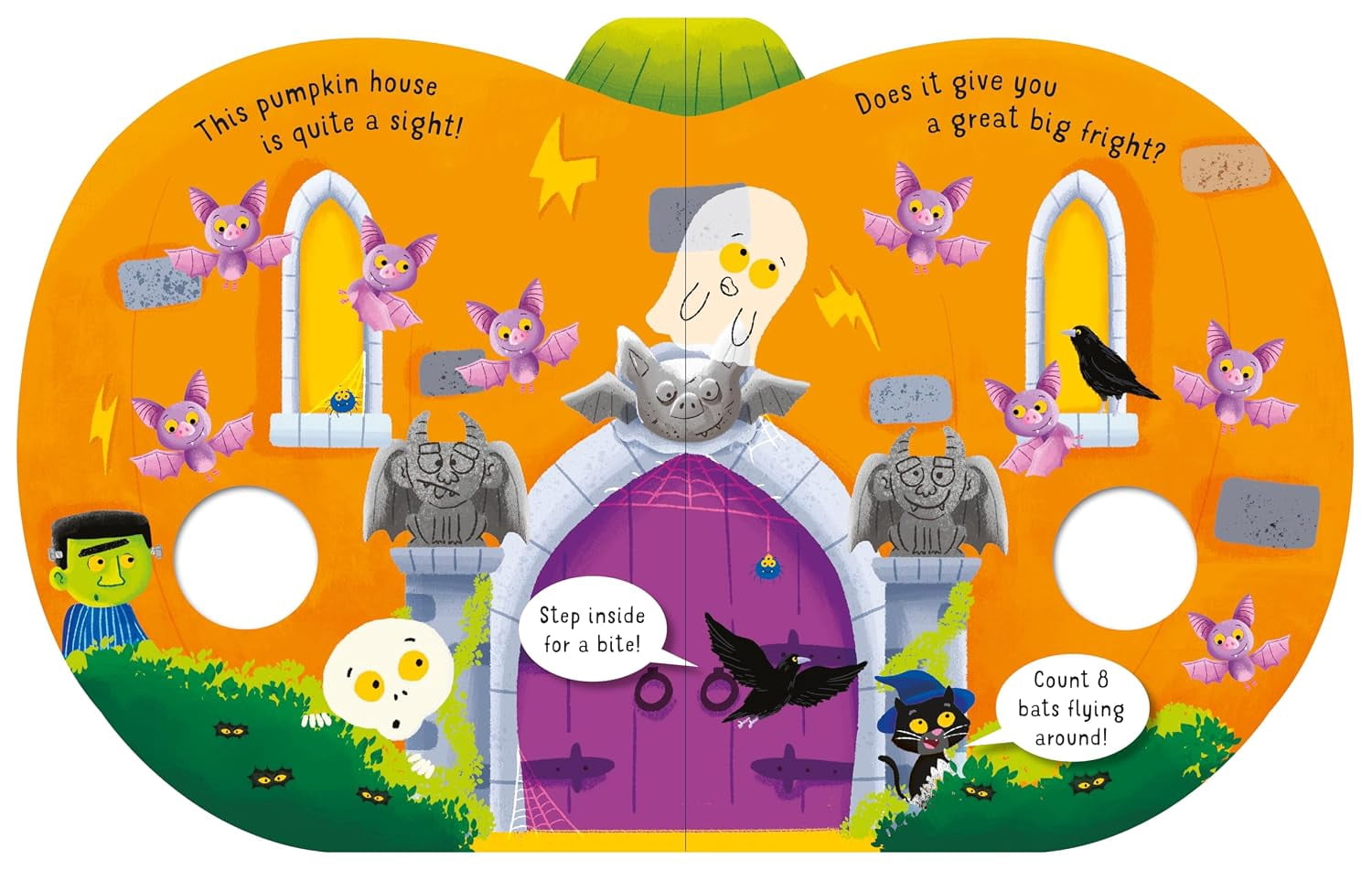 Seasonal : Pumpkin Town Muscial Halloween: 1-Button Sound Book By Kidsbooks Publishing