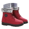 thumbnail image 1 of Mepaouo Bottes d'Hiver pour Femmes à la Cheville, Imperméables, à Lacets, Bottillons de Randonnée Antidérapants, Chaussures de Marche d'Extérieur, 1 of 7