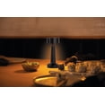 thumbnail image 4 of Bell + Howell Chelsea Table Lamp Small Cordless Touch LED Rechargeable Lamp for Bedside Desk Nightstand Midnight Black, 4 of 10