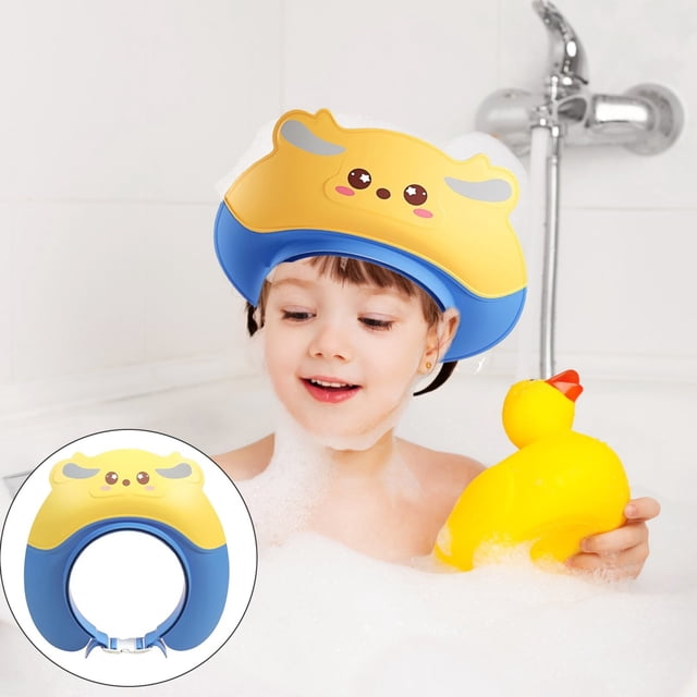 Head Hair Rinser Baby Shampoo Cap Childrens Shower Hat Infant Wash Hair Shield Cap Kids Bath