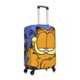 thumbnail image 3 of Cute Anime Cartoon Garfield Travel Suitcase Protective Cover Trunk Case Washable Elastic Luggage Cover Fits X-Large Suitcase Protector Baggage With Concealed Zipper Gifts, 3 of 5