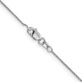 thumbnail image 4 of Diamond2Deal 14K Or Blanc.8 mm Chaîne de Câble Ronde à Lien Ouvert pour Femmes 30 Pouces, 4 of 7