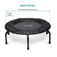thumbnail image 2 of JumpSport 370 PRO Trampoline D\'entraînement Physique Intérieur Robuste et Léger de 39 Po, Noir, 2 of 10
