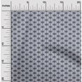 thumbnail image 1 of oneOone Cotton Flex Indigo Blue Fabric Geometric Check Craft Projects Decor Fabric Printed By The Yard 40 Inch Wide, 1 of 4