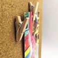 thumbnail image 4 of simhoa Unpainted Wooden Clips Decorative Paper Photo DIY Push Pins Peg Tacks Thumbtacks 100pcs, 4 of 6