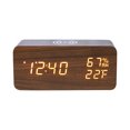 thumbnail image 2 of tumgatte Digital Alarm Clock With Wireless Charging Digital Temperature Humidity Monitor Three Alarms Snooze Alarm Clearance, 2 of 6