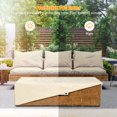 thumbnail image 3 of Patiojoy 2-Piece 48" Propane Fire Pit Table Rectangular 50,000 BTU w/20 Gallon Tank Side Table for Courtyard Balcony Garden, 3 of 7