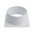 thumbnail image 2 of MYG Air Vent Duct Connector Flange Straight Ventilation Pipe Plastic Ducting Tools, 2 of 10