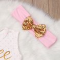 thumbnail image 2 of Baby Girls Birthday Dress One/Two/Three Letter Mesh Splicing Tutu Skirt +Bow Headband, 2 of 7