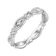 thumbnail image 2 of 1/4ct Diamond Eternity Ring 14K White Gold, 2 of 3