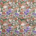 thumbnail image 1 of oneOone Velvet Green Fabric Florals Craft Projects Decor Fabric Printed By The Yard 58 Inch Wide, 1 of 4