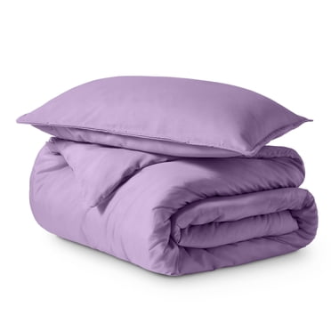 Bare Home Luxury Duvet Cover and Sham Set - Premium 1800 Collection - Ultra-Soft - Twin/Twin-XL, Lavender, 2-Pieces