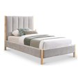 thumbnail image 1 of Meridian Furniture Kona Grey Fabric Twin Bed, 1 of 24