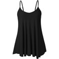 thumbnail image 1 of Débardeur Fluide pour Femme Camisole avec Spaghetti Réglable Casual Cami Débardeur, 1 of 7