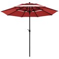 thumbnail image 3 of Patiojoy Outdoor Auto-tilt Patio Market Umbrella W/ Double Vented, 3 of 10