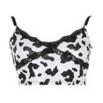 thumbnail image 3 of Camisole Moulante en Dentelle Velours pour Femmes à Fines Bretelles, 3 of 6