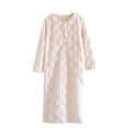 thumbnail image 1 of SDNall Robe d'Hiver pour Femmes, Mode d'Hiver pour Femmes, Grande Taille, Chaude, à Carreaux, Manches Longues - Mode Hiver, 1 of 9