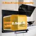 thumbnail image 2 of Four à Paroi Simple 24 Po, Fours Électriques Intégrés avec 5 Recettes Automatiques, 3000 W, 240 V, Four à Convection Intégré 2,5 Pi3, Acier Inoxydable, Commande Tactile, Minuterie, Verrou de Sécurité, 2 of 9