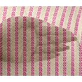thumbnail image 4 of oneOone Viscose Chiffon Fabric Dotted Chevron & Leaves Block Print Fabric BTY 42 Inch Wide, 4 of 4