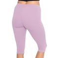 thumbnail image 3 of Stretch Is Comfort Women's Plus Size Knee Length Leggings| Adult X-Large - 7x, 3 of 5