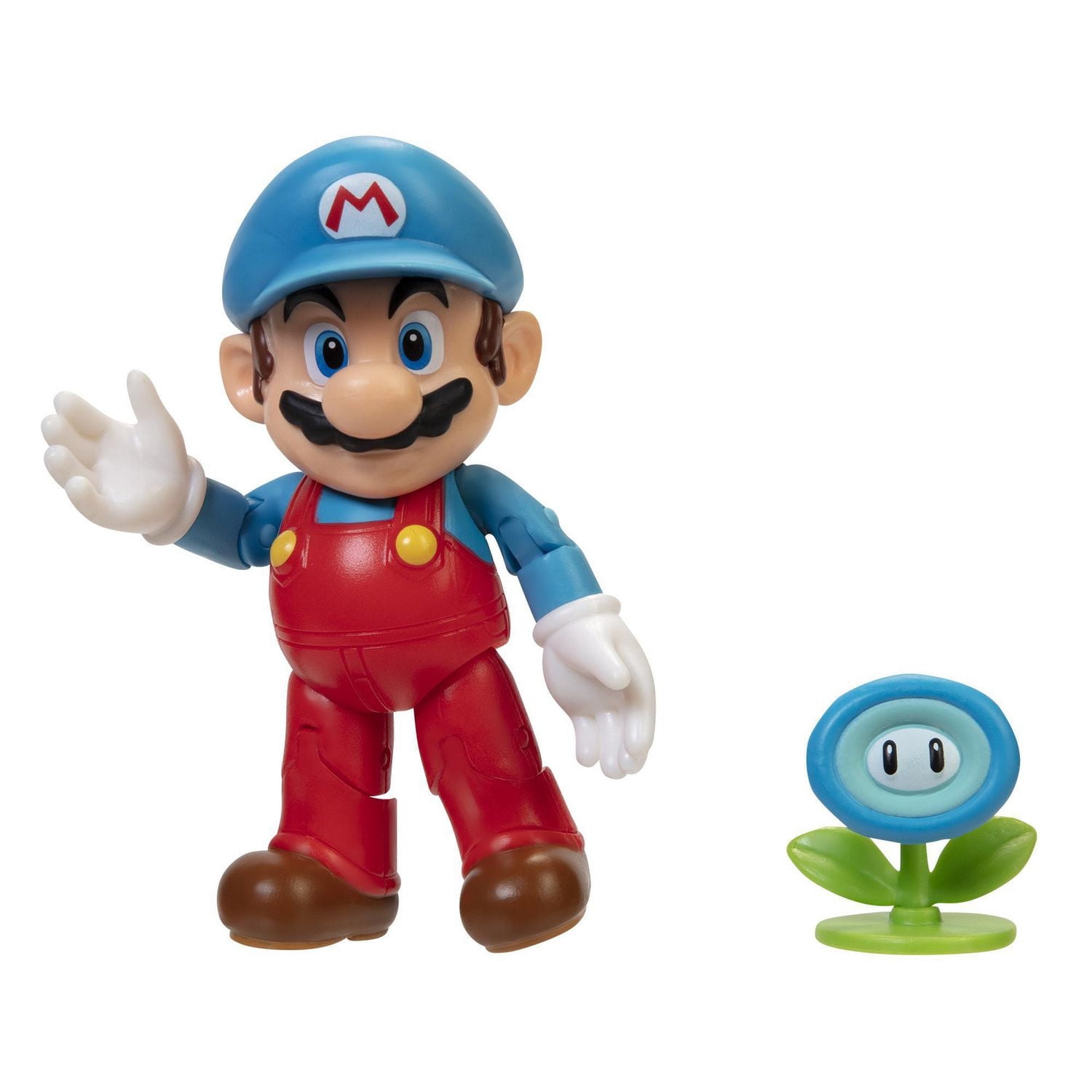 Figures 4 pouces du Monde de Nintendo - Mario de glace avec fleur de glace
