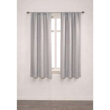 Paire de panneaux de fenêtre occultants en chambray de 63 po Mainstays