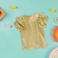 thumbnail image 2 of Kcodviy T-Shirt d'Été pour Enfants, T-Shirt de Pâques pour Fillette, Manches Courtes, Col Rond, Manches Longues pour Filles, Haut Uni, T-Shirt Décontracté à Manches Longues, T-Shirt 2T pour Fille, Sortie, pour 1 à 7 Ans, 2 of 4