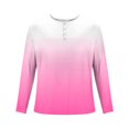 thumbnail image 4 of AherBiu Plus Size Mens Long Sleeve Shirts Stretch Athletic Button Shirt Lightweight Comfy Fall Gradient Sports Shirts, 4 of 4