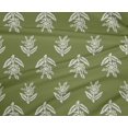 thumbnail image 4 of oneOone Polyester Lycra Fabric Leaves & Floral Block Print Fabric BTY 56 Inch Wide, 4 of 4