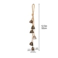 thumbnail image 2 of Fridja Christmas Decorations Christmas Rope Trumpet Shabby Style Metal Hanging Cow Decoration, 2 of 5
