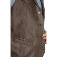 thumbnail image 2 of Scully 206-171-M Men Leather Lapel Vest - Ranch Tan, Medium, 2 of 4