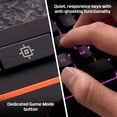 thumbnail image 4 of HyperX Clavier de Jeu à Membrane RVB à Noyau en Alliage, Touches Silencieuses et Confortables avec Effets d'Éclairage DEL RVB, Résistant aux Éclaboussures, Touches Multimédias Dédiées,, 4 of 6