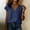 Navy-A, variant on Daiosportswear Summer Women'S V-Neck Loose Solid Color Pullover Wrap Top Shirt,Linen Top Gray-A XL(XL)