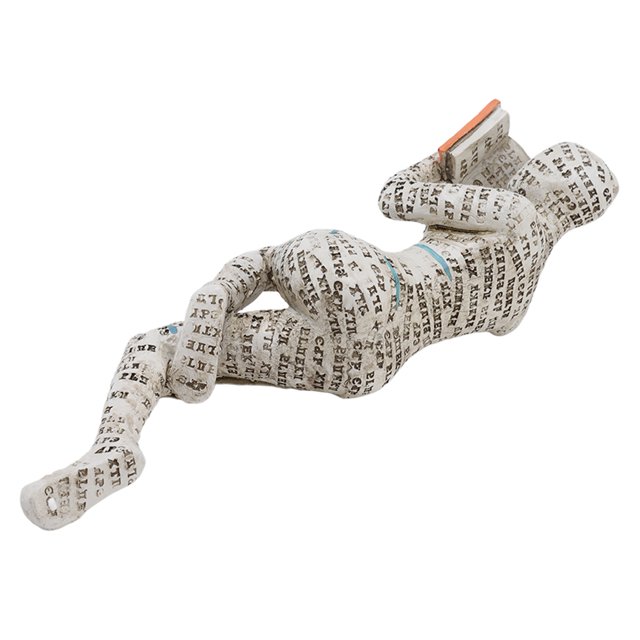 Ornement de Lecture Innovant pour Femme, Figurine de Lecture pour Femme Textures Vives Résistant aux Intempéries pour Salon