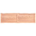 thumbnail image 3 of vidaXL Table Top Light Brown 140x40x(2-4)cm Treated Solid Wood Live Edge, 3 of 5