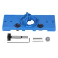 thumbnail image 2 of Hinge Drilling Guide Locator, Hinge Hole Saw Jig ABS  For   Drills, 2 of 8