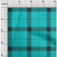 thumbnail image 1 of oneOone Polyester Lycra Fabric Tartan Check Print Sewing Fabric BTY 56 Inch Wide, 1 of 4