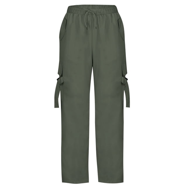 Soki Pantalon Cargo de Randonnée pour Femmes, Jambe Droite, Joggers Décontractés, Style Militaire de Combat, Pantalon de Travail